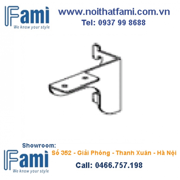 Ke cài đỡ mặt bàn K2